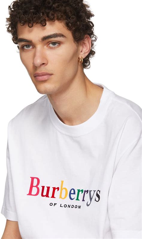 burberry rainbow shirts|original Burberry men t shirt.